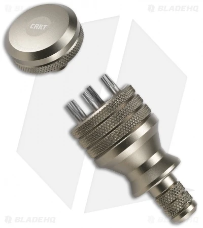 CRKT Wu 6 Bit Driver Tool Hex Bit Driver - Aluminum 9910 1 CRKT Wu 6 Bit Driver Tool Hex Bit Driver - Aluminum 9910