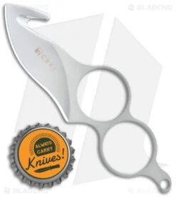 CRKT A.G. Ringer Guthook Fixed Blade Neck Knife (2.375" Satin) 2250 -CRKT CRKT A.G. Ringer Guthook Neck Knife Satin 2250 BHQ 75699 jr bottlecap