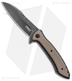 CRKT Apoc Frame Lock Knife Green G-10 (4" Black) 5380