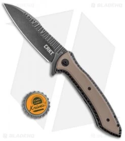 CRKT Apoc Frame Lock Knife Green G-10 (4" Black) 5380 -CRKT CRKT Apoc LL Green G 10 Black SW 5380 BHQ 103936 jr bottlecap