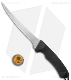 CRKT Big Eddy Fixed Blade Fillet Knife (6.75" Serr) 3008N -CRKT CRKT Big Eddy Fillet Serr 3008 BHQ 43732 jr bottlecap