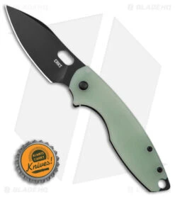 CRKT Limited Release Pilar III Frame Lock Knife Jade G-10 (3" Black D2) -CRKT CRKT Blade HQ Exclusive Pillar III FLK Jade G10 3in Black D2 BHQ 141312 td size