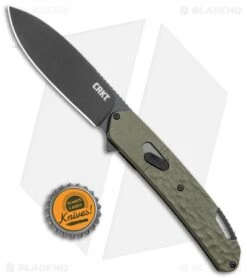 CRKT Onion Bona Fide Field Strip Knife OD Green (3.18" Black) K540GKP 7 CRKT Onion Bona Fide Field Strip Knife OD Green (3.18" Black) K540GKP -CRKT CRKT Bona Fide LL OD Green Aluminum Black K542GKP BHQ 119386 jr bottlecap