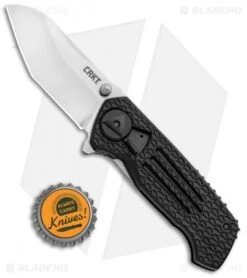 CRKT Burnley Prequel Field Strip Knife Black (2.72" Satin) 2420 -CRKT CRKT Burnley Prequel Field Strip Black Satin 2420 BHQ 92323 jr bottlecap
