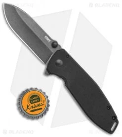 CRKT Burnley Squid XM Frame Lock Knife Black G-10 (3" Black SW) -CRKT CRKT Burnley Squid XM Black G 10 FL Black SW BHQ 138960 jr bottlecap
