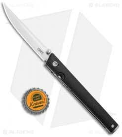 CRKT CEO Liner Lock Knife Black GRN (3.1" Satin) 7096 -CRKT CRKT CEO LL Black GRN Satin 7096 BHQ 92432 jr bottlecap