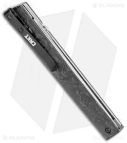 CRKT CEO Liner Lock Knife Marble Carbon Fiber (3.1" Satin S35VN) 6 CRKT CEO Liner Lock Knife Marble Carbon Fiber (3.1" Satin S35VN) -CRKT CRKT CEO LL Marble CF Satin BHQ 113867 jr side