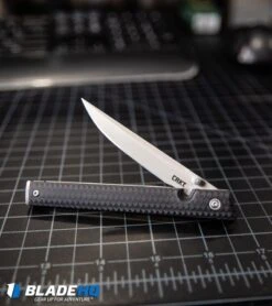 CRKT CEO Bamboo Liner Lock Knife GRN (3.1" Black Stonewash) 7096YGK -CRKT CRKT CEO Liner Lock Knife Black GRN Satin 7096 BHQ 92432 kp bens desk instagram 1