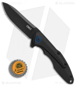 CRKT Caligo Liner Lock Flipper Knife Black Al (3.1" Black) 6215 7 CRKT Caligo Liner Lock Flipper Knife Black Al (3.1" Black) 6215 -CRKT CRKT Caligo Black Al black BHQ 76683 er bottlecap