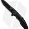 CRKT Caligo Liner Lock Flipper Knife Black Al (3.1" D2 Black) BHQ Exclusive