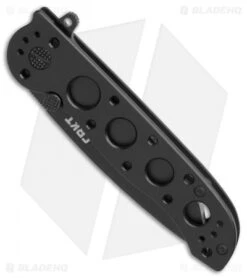 CRKT Carson M16-02KS Tanto Frame Lock Flipper Knife (3.05" Black) -CRKT CRKT Carson M16 02KS Tanto black BHQ 76687 er spine