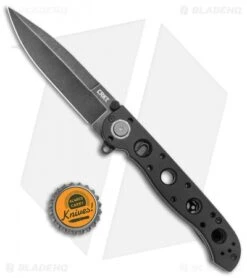 CRKT Carson M16-03DB Spear Point Dead Lock Flipper Knife (3.5" Black SW) -CRKT CRKT Carson M16 03DB SP Dead Lock Black Flipper Black SW BHQ 138924 jr bottlecap