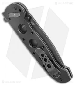 CRKT Carson M16-04DB Tanto Dead Bolt Lock Flipper Knife (3.89" Black SW) -CRKT CRKT Carson M16 04DB Tanto Dead Lock Black Flipper Black SW BHQ 138943 jr side