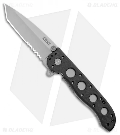 CRKT Carson M16-12Z Folding Tanto Flipper Knife Zytel (3" Bead Blast Serr) 1 CRKT Carson M16-12Z Folding Tanto Flipper Knife Zytel (3" Bead Blast Serr)