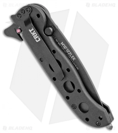 CRKT Carson M16-12ZLEK Tanto Flipper Knife Zytel (3" Black Serr) 3 CRKT Carson M16-12ZLEK Tanto Flipper Knife Zytel (3" Black Serr) - Image 3