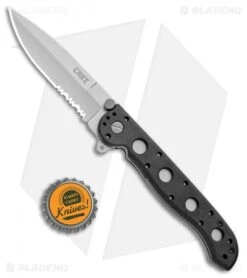 CRKT Carson M16-13Z Zytel Folding Spear Point Knife (3.5" Matte Serr) -CRKT CRKT Carson M16 13Z Zytel SP Matte Serr BHQ 4982 jr bottlecap