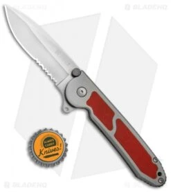 CRKT Carson M18-12R Liner Lock Folding Knife Red G-10 (3.2" Satin) 7 CRKT Carson M18-12R Liner Lock Folding Knife Red G-10 (3.2" Satin) -CRKT CRKT Carson Red G 10 Serr M18 12R BHQ 68534 jr bottlecap 2