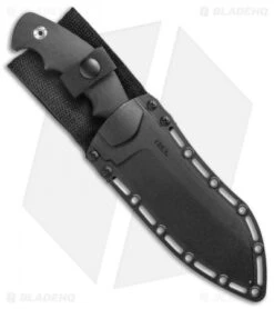 CRKT Catchall Fixed Blade Knife Rubberized GRN (5.5" Satin) 6 CRKT Catchall Fixed Blade Knife Rubberized GRN (5.5" Satin) -CRKT CRKT Catchall Fixed Blade Black Satin BHQ 138973 jr sheath