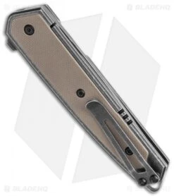 CRKT Cinco Frame Lock Brown G-10 Knife (2.9" Black) 7091 -CRKT CRKT Cinco FL Brown G 10 Black 7091 BHQ 119357 jr side