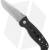CRKT Crawford Falcon Liner Lock Knife Black Zytel (3.875" Satin) 6232
