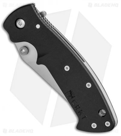 CRKT Crawford Kasper Liner Lock Knife Black Zytel (3.1" Bead Blast) 6772 2 CRKT Crawford Kasper Liner Lock Knife Black Zytel (3.1" Bead Blast) 6772 - Image 2
