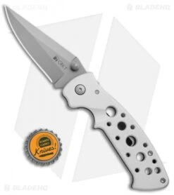 CRKT Crawford Kasper Professional Liner Lock Knife Silver (3" Gray) 7772 7 CRKT Crawford Kasper Professional Liner Lock Knife Silver (3" Gray) 7772 -CRKT CRKT Crawford Kasper Professional LL Silver Gray 7772 BHQ 76580 jr bottlecap