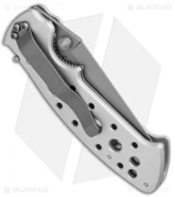 CRKT Crawford Kasper Professional Liner Lock Knife Silver (3" Gray) 7772 6 CRKT Crawford Kasper Professional Liner Lock Knife Silver (3" Gray) 7772 -CRKT CRKT Crawford Kasper Professional LL Silver Gray 7772 BHQ 76580 jr side