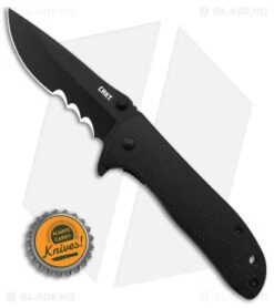 CRKT Drifter Knife W/ Veff Serrations Black Resin Infused Handle (2.82" Black) 7 CRKT Drifter Knife W/ Veff Serrations Black Resin Infused Handle (2.82" Black) -CRKT CRKT Drifter Knife w Veff Seerations Black Resin Infused Handle 2in Black BHQ 180917 td size