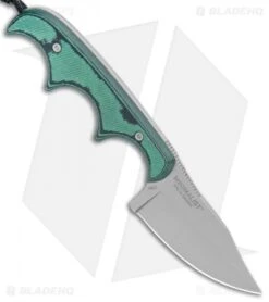 CRKT -CRKT CRKT Folts Minimalist Bowie Neck Knife Black Green Micarta BB 2387 BHQ 7033 jr spine