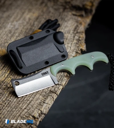 CRKT Folts Minimalist Cleaver Neck Knife Natural G-10 (2.1" Stonewash D2) 5 CRKT Folts Minimalist Cleaver Neck Knife Natural G-10 (2.1" Stonewash D2) - Image 5