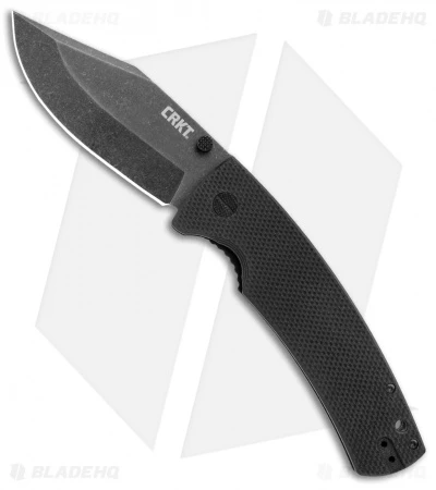 CRKT Ryan Johnson The Gulf Lock Knife Black G10 (4" Black Stonewash) 1 CRKT Ryan Johnson The Gulf Lock Knife Black G10 (4" Black Stonewash)