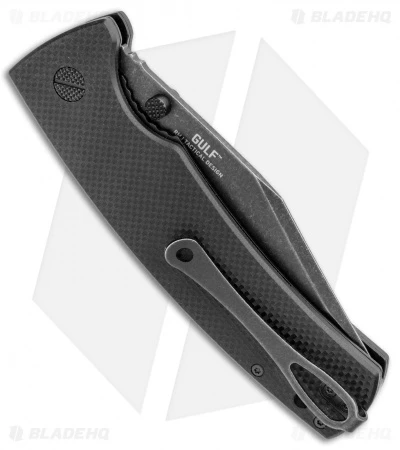 CRKT Ryan Johnson The Gulf Lock Knife Black G10 (4" Black Stonewash) 3 CRKT Ryan Johnson The Gulf Lock Knife Black G10 (4" Black Stonewash) - Image 3