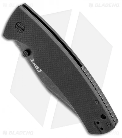 CRKT Ryan Johnson The Gulf Lock Knife Black G10 (4" Black Stonewash) 2 CRKT Ryan Johnson The Gulf Lock Knife Black G10 (4" Black Stonewash) - Image 2