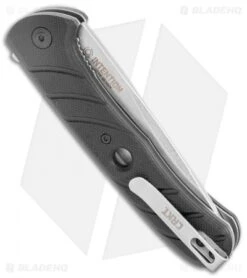 CRKT Intention Spring Assisted Knife Black G-10 (3.5" Stonewash) 7160 -CRKT CRKT Intention SA Black G 10 SW 7160 BHQ 119360 jr side