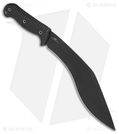 CRKT Johnson KUK Tactical Kukri Fixed Blade Knife (10.56" Black) 2742 2 CRKT Johnson KUK Tactical Kukri Fixed Blade Knife (10.56" Black) 2742 - Image 2