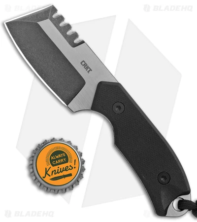 CRKT Jon Graham Razel Compact Fixed Blade Knife Black G-10 (2.32" SW & Brush) 4 CRKT Jon Graham Razel Compact Fixed Blade Knife Black G-10 (2.32" SW & Brush) - Image 4