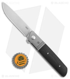 CRKT Kenny Onion Bamboozled Liner Lock Flipper Knife G10 W/ Bolster (3.3" Satin) -CRKT CRKT Ken Onion Bamboozled LL G 10 Bolster Satin BHQ 178671 jr bottlecap