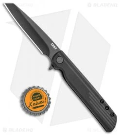 CRKT LCK + Spring Assisted Reverse Tanto Knife Black FRN (3.3" Black) 3802K -CRKT CRKT LCK SA Reverse Tanto Black FRN Black 3802K BHQ 76854 jr bottlecap