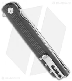 CRKT Large LCK + Spring Assisted Liner Lock Knife Black G-10 (3.6" Satin) 3810 -CRKT CRKT Large LCK SA LL Black G 10 Satin 3810 BHQ 119337 jr side