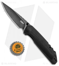 CRKT Lerch Fast Lane OutBurst Assisted Knife Black (3.5 " Black) 7045 -CRKT CRKT Lerch Fast Lane OutBurst Assited Black Black 7045 BHQ 92315 jr bottlecap