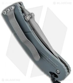 CRKT Lightfoot Urban Shark Liner Lock Knife Gray (2.5" Satin Serr) 6 CRKT Lightfoot Urban Shark Liner Lock Knife Gray (2.5" Satin Serr) -CRKT CRKT Lightfoot Urban Shark LL Gray Satin Serr LUS 11 BHQ 75703 jr side