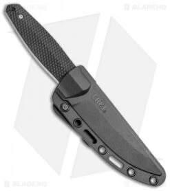 CRKT Lucas Burnley Strafe Fixed Blade Knife Black GFN (4.6" Satin)1210 6 CRKT Lucas Burnley Strafe Fixed Blade Knife Black GFN (4.6" Satin)1210 -CRKT CRKT Lucas Burnley Strafe Black GFN Satin 1210 BHQ 51814 jr sheath
