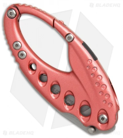 CRKT Lumabiner Pink Liner Lock Knife W/ L.E.D Light (1.6" Bead Blast) 3 CRKT Lumabiner Pink Liner Lock Knife W/ L.E.D Light (1.6" Bead Blast) - Image 3