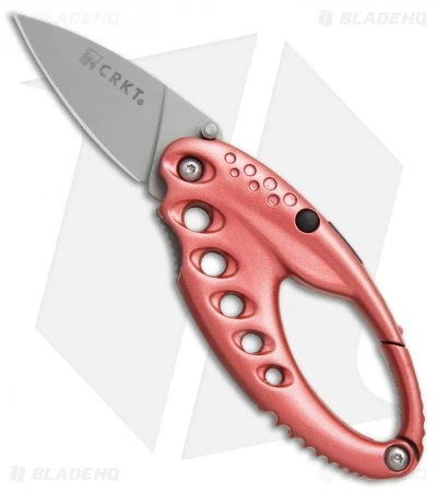 CRKT Lumabiner Pink Liner Lock Knife W/ L.E.D Light (1.6" Bead Blast) 1 CRKT Lumabiner Pink Liner Lock Knife W/ L.E.D Light (1.6" Bead Blast)