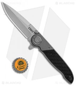 CRKT M40-03 Deadbolt Lock Knife Aluminum/GFN (3" Bead Blast) -CRKT CRKT M40 03 Deadbolt Lock Aluminum GFN BB M40 03 BHQ 103618 jr bottlecap