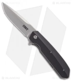 CRKT Maven Liner Lock Flipper Knife Black G-10 (3.68" Bead Blast) 6920