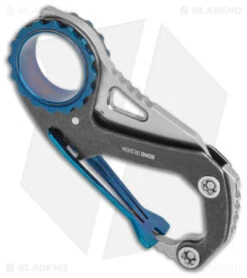 CRKT Mike Bond Compano Sheepsfoot Slip Joint Knife Carabiner (1.44" Satin) -CRKT CRKT Mike Bond Compano Sheepsfootf SJ Carabiner Satin BHQ 145867 jr side