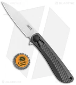 CRKT Onion Slacker Liner Lock Field Strip Knife Aluminum (3.32" Satin) K350KXP -CRKT CRKT Onion Slacker LL Field Strip Aluminum Satin K350KXP BHQ 92299 jr bottlecap