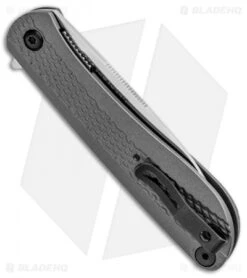 CRKT Onion Slacker Liner Lock Field Strip Knife Aluminum (3.32" Satin) K350KXP -CRKT CRKT Onion Slacker LL Field Strip Aluminum Satin K350KXP BHQ 92299 jr side