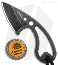 CRKT Owlet Fixed Blade Neck Knife Skeletonized (2.125" Black Stonewash) 2716 7 CRKT Owlet Fixed Blade Neck Knife Skeletonized (2.125" Black Stonewash) 2716 -CRKT CRKT Owlet Neck Skeletonized Black SW 2716 BHQ 103912 jr bottlecap